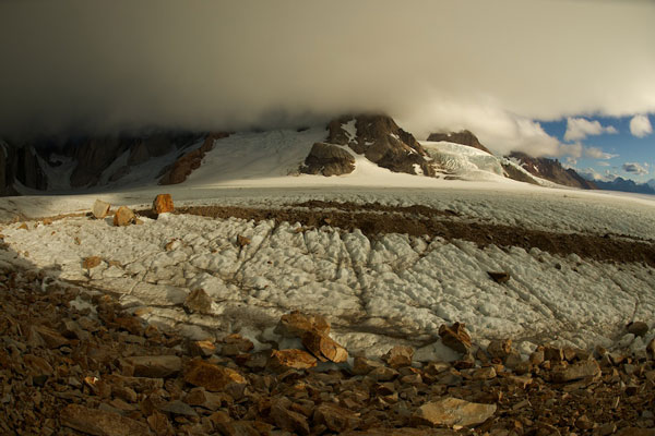 Gletschereis. Foto von Markus Mauthe